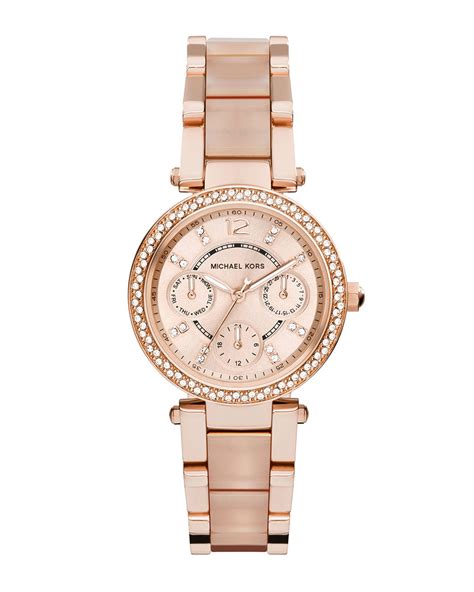 michael kors mini parker uhr|Michael Kors Women's Mini Parker Rose Gold.